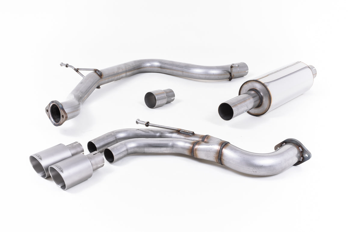 Seat Leon FR 2.0 TDI 184ps SC - Resonated (Quieter) Cat-Back Exhaust System with Titanium Tips