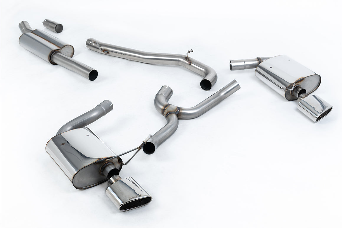Seat Leon ST Cupra 300 (Non GPF Models) - Non-Resonated (Louder) Cat-Back Exhaust System with Polished Oval Tips