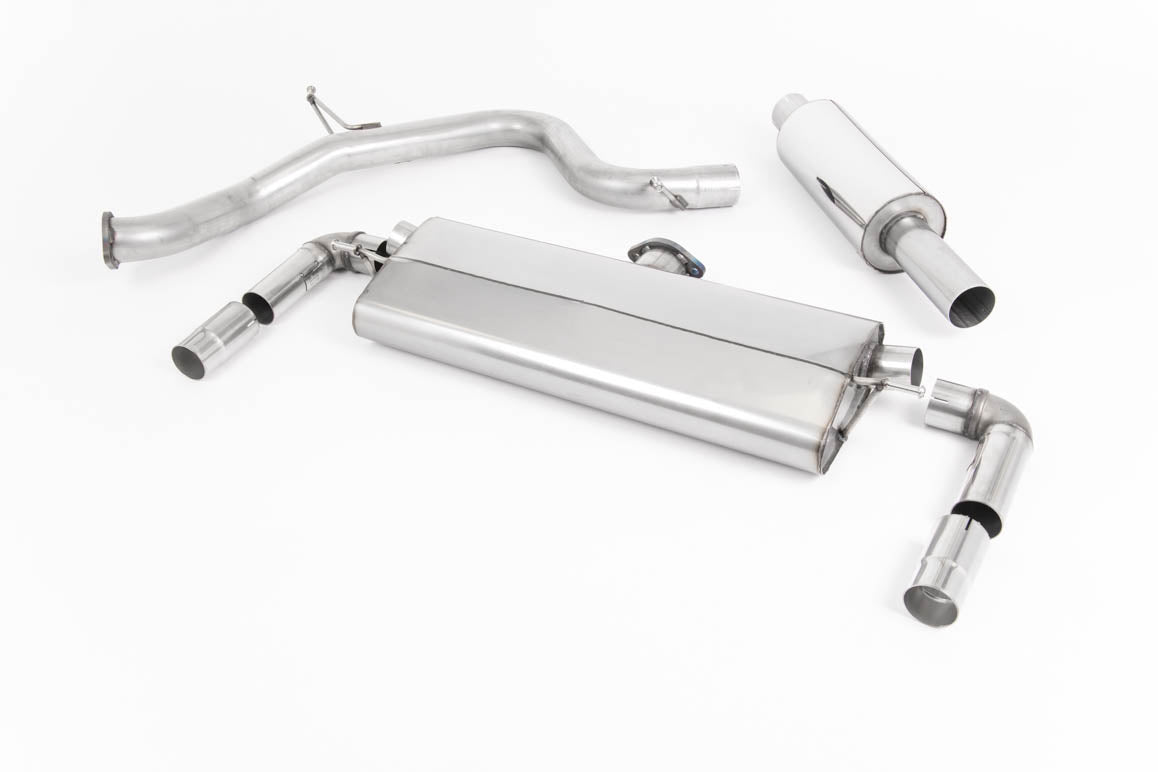Seat Leon Cupra 300 2.0 TSI (Non GPF Models) - Road+ Cat-Back Exhaust System with Quad GT-80 Polished Tips