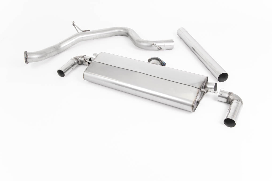 Seat Leon Cupra 300 2.0 TSI (Non GPF Models) - Non-Resonated (Louder) Cat-Back Exhaust System with Cerakote Black Oval Tips