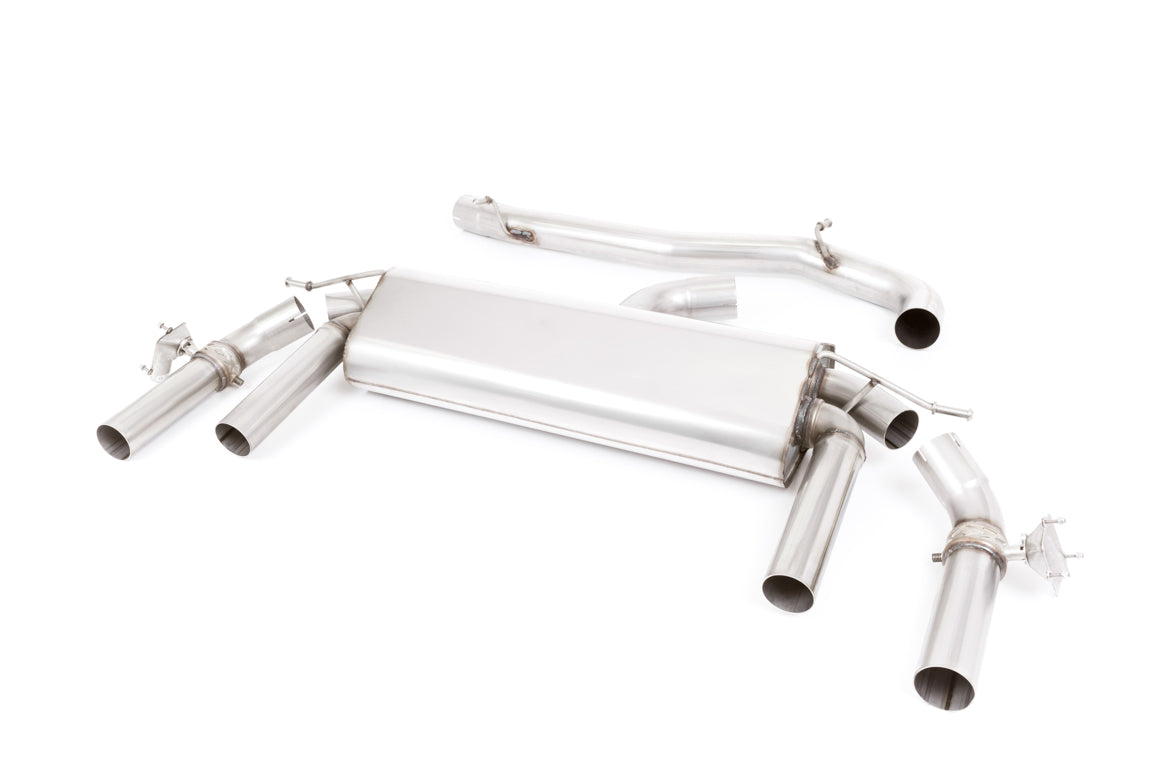 Seat Ateca Cupra 300 4Drive (GPF Models) - Non-Resonated (Louder) GPF/OPF-Back Exhaust System with JET-100 Carbon Trims