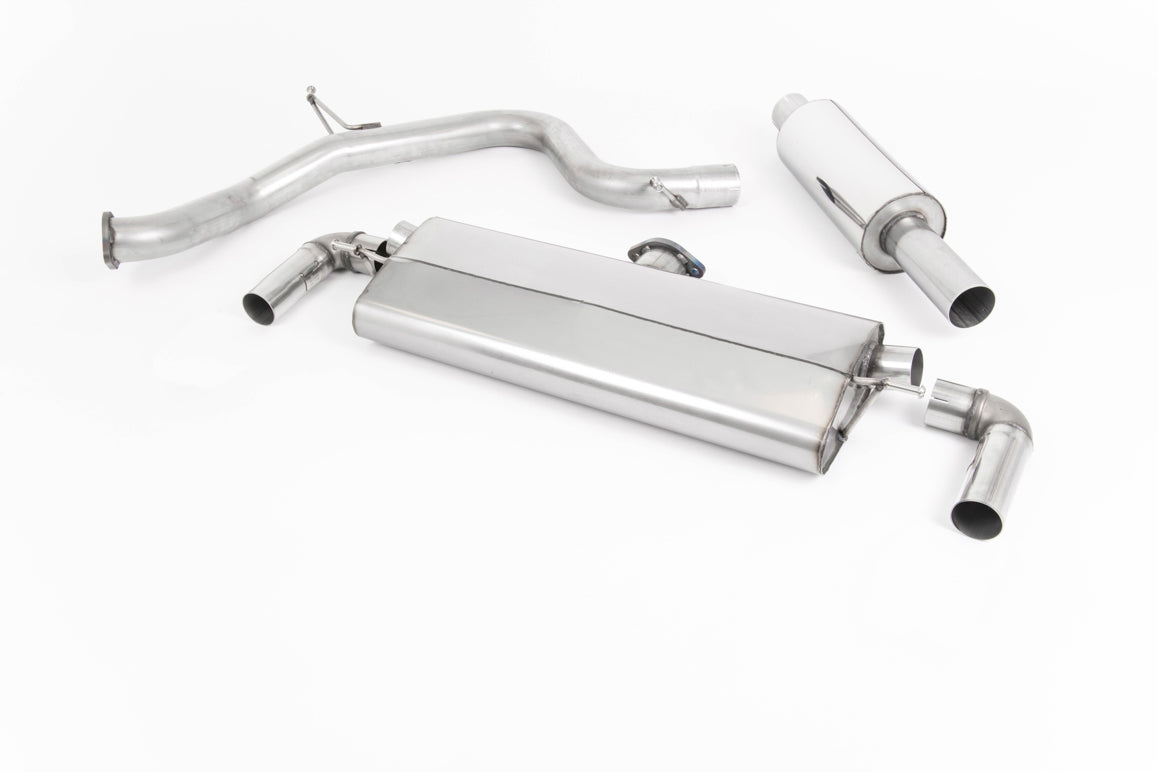Seat Leon Cupra 290 (GPF Models) - Resonated (Quieter) Cat-Back Exhaust System with Dual Polished Oval Tips