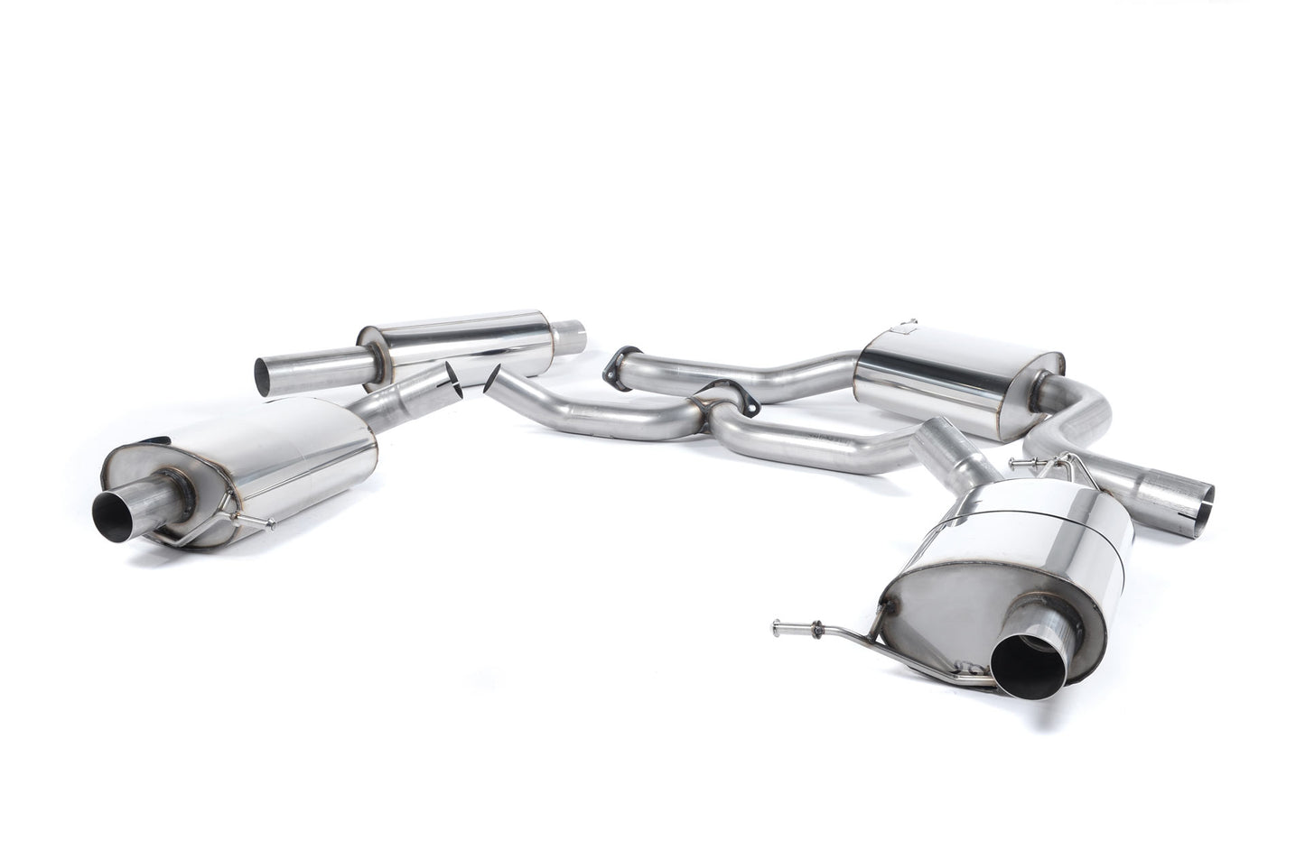 Skoda Octavia vRS 2.0 TSI 220/230/245ps - Resonated (Quieter) Cat-Back Exhaust System - Uses OE Tips