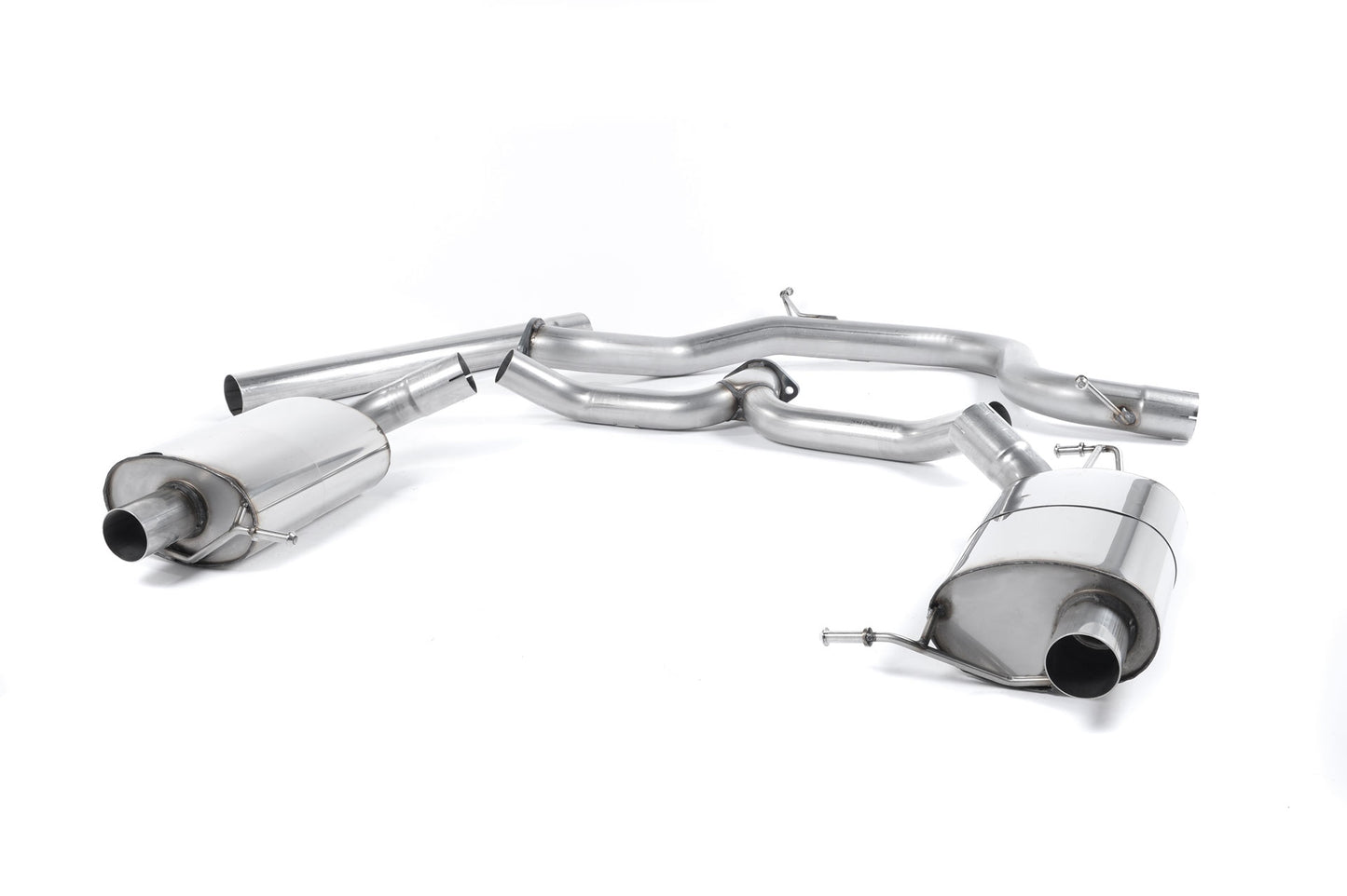 Skoda Octavia vRS 2.0 TSI 220/230/245ps - Non-Resonated (Louder) Cat-Back Exhaust System - Uses OE Tips