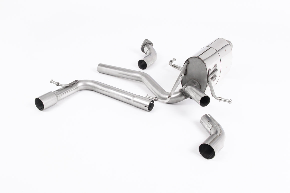 Suzuki Swift Sport 1.4 BoosterJet - Front Pipe-Back System with GT-115 Cerakote Black Trims - EC Approved