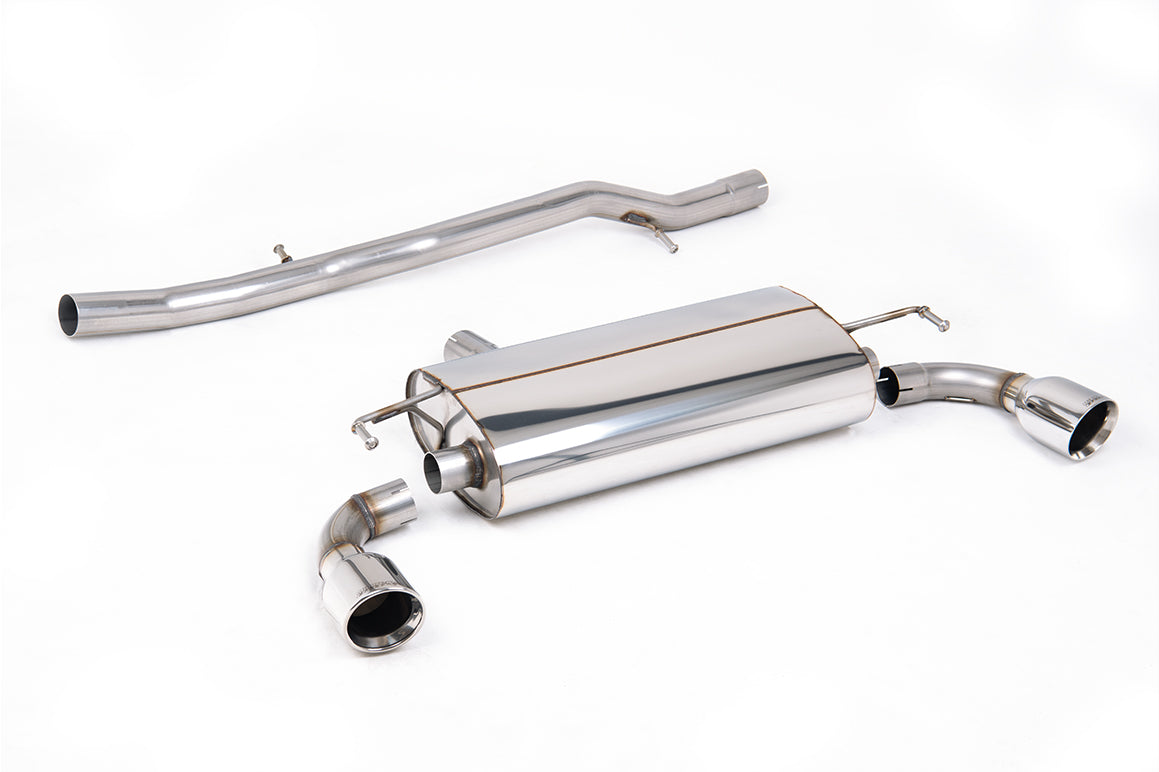 VW Golf MK4 R32 - Non-Resonated (Louder) Cat-Back Exhaust System with Polished Trims