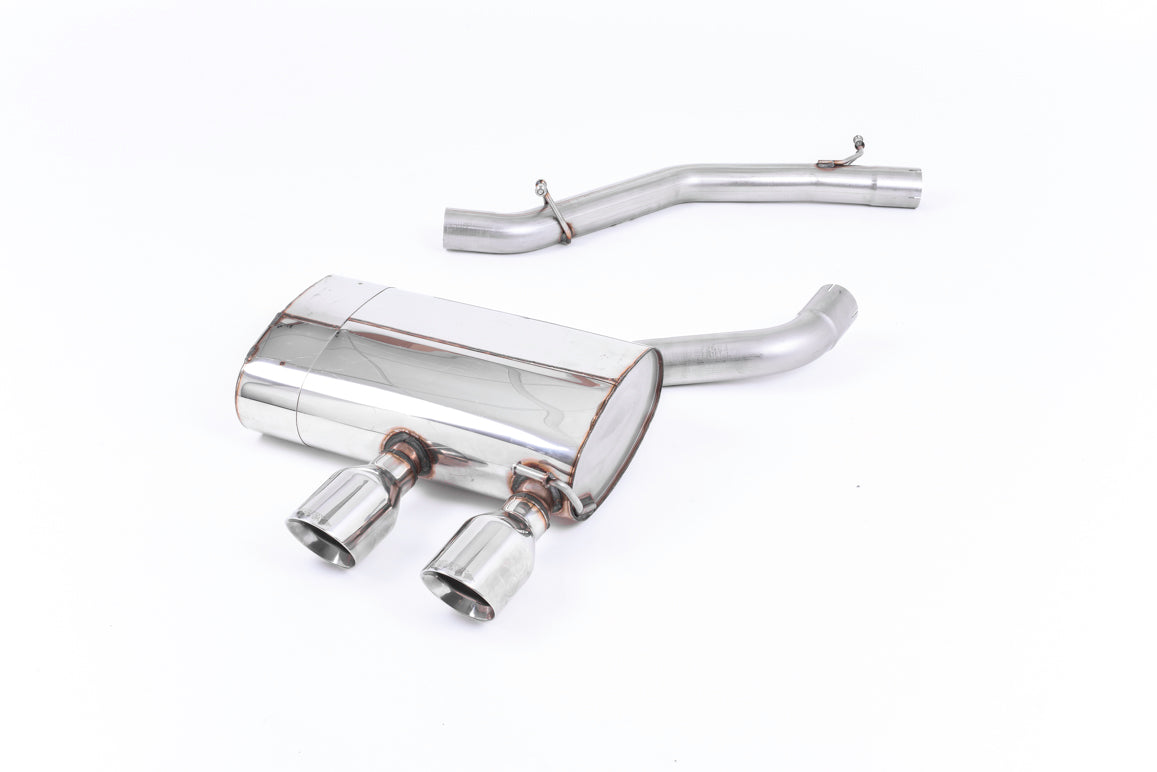 VW Golf MK5 R32 3.2 V6 - Non-Resonated (Louder) Cat-Back Exhaust System with Dual GT100 Trims