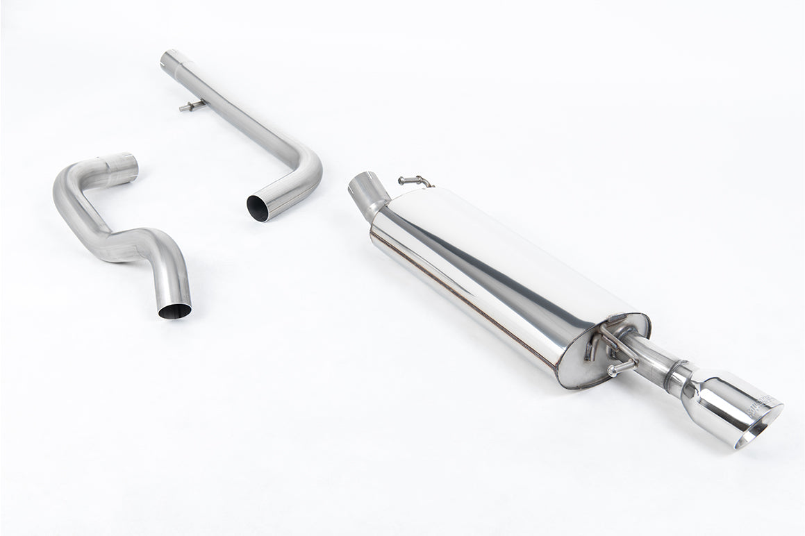 VW Golf MK4 337 Anniversary 180bhp - Non-Resonated (Louder) Cat-Back Exhaust System with Single GT100 Trim