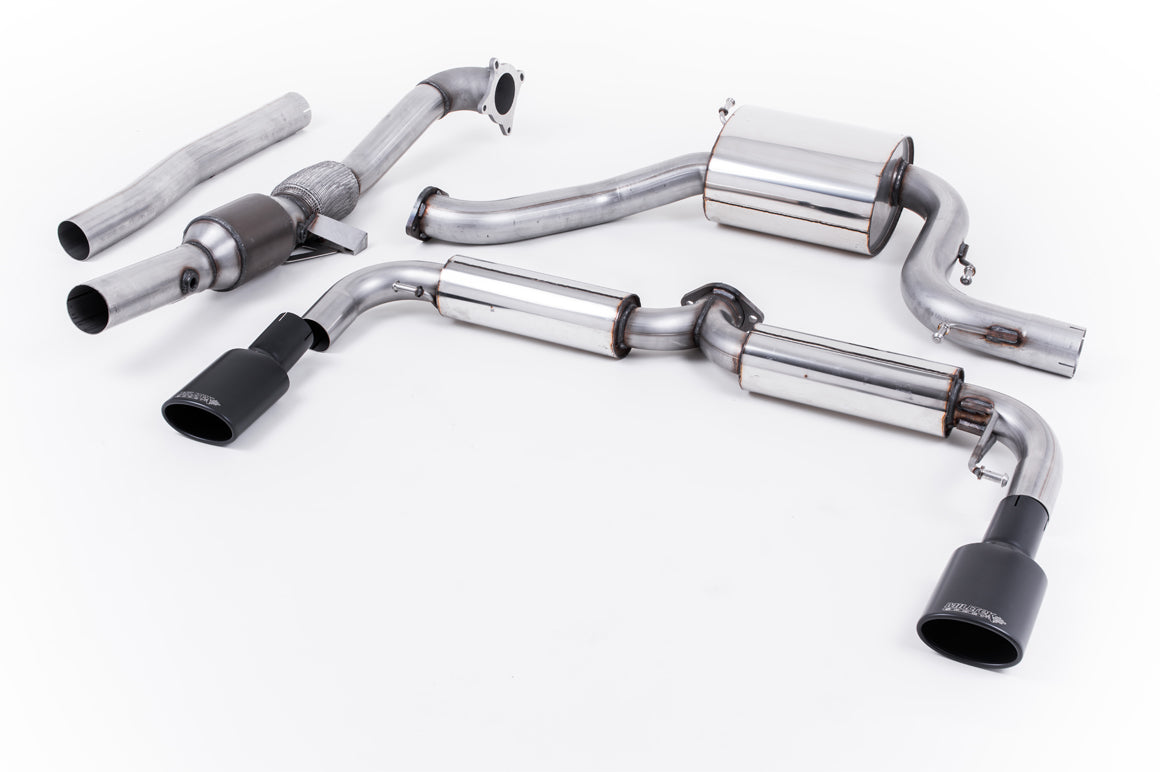 VW Scirocco R - Resonated (Quieter) Turbo-Back Exhaust System with Hi-Flow Sports Catalyst