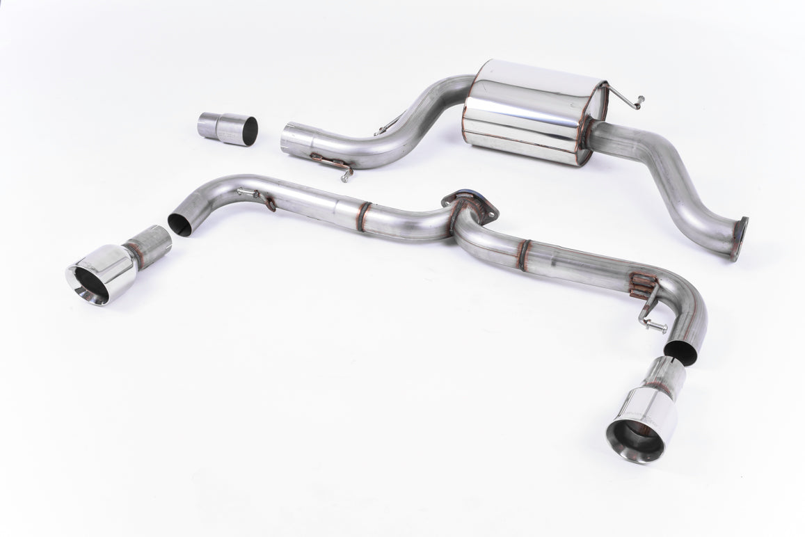 VW Golf Mk6 GTi Edition 35 - Non-Resonated (Louder) Cat-Back Exhaust System with Polished Trims