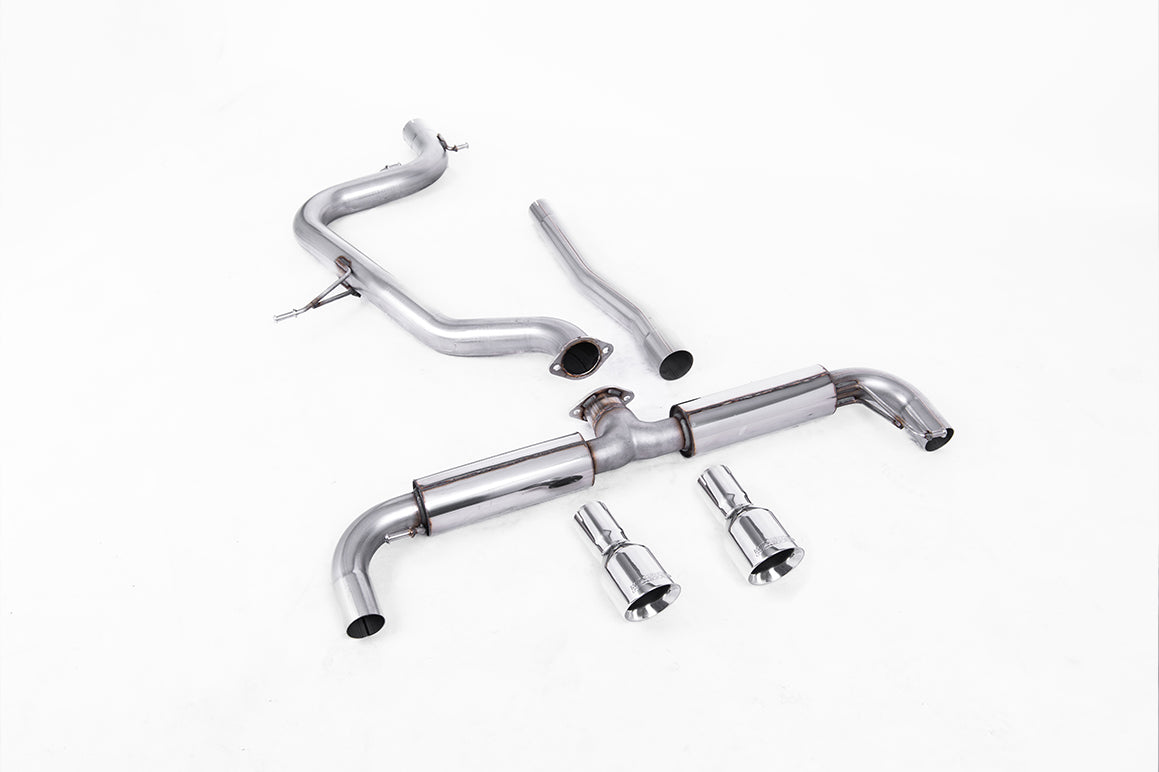 VW Golf GTD Mk6 TDI 170PS - DPF-Back Exhaust System with Polished Dual GT100 Tips (GTI Style)