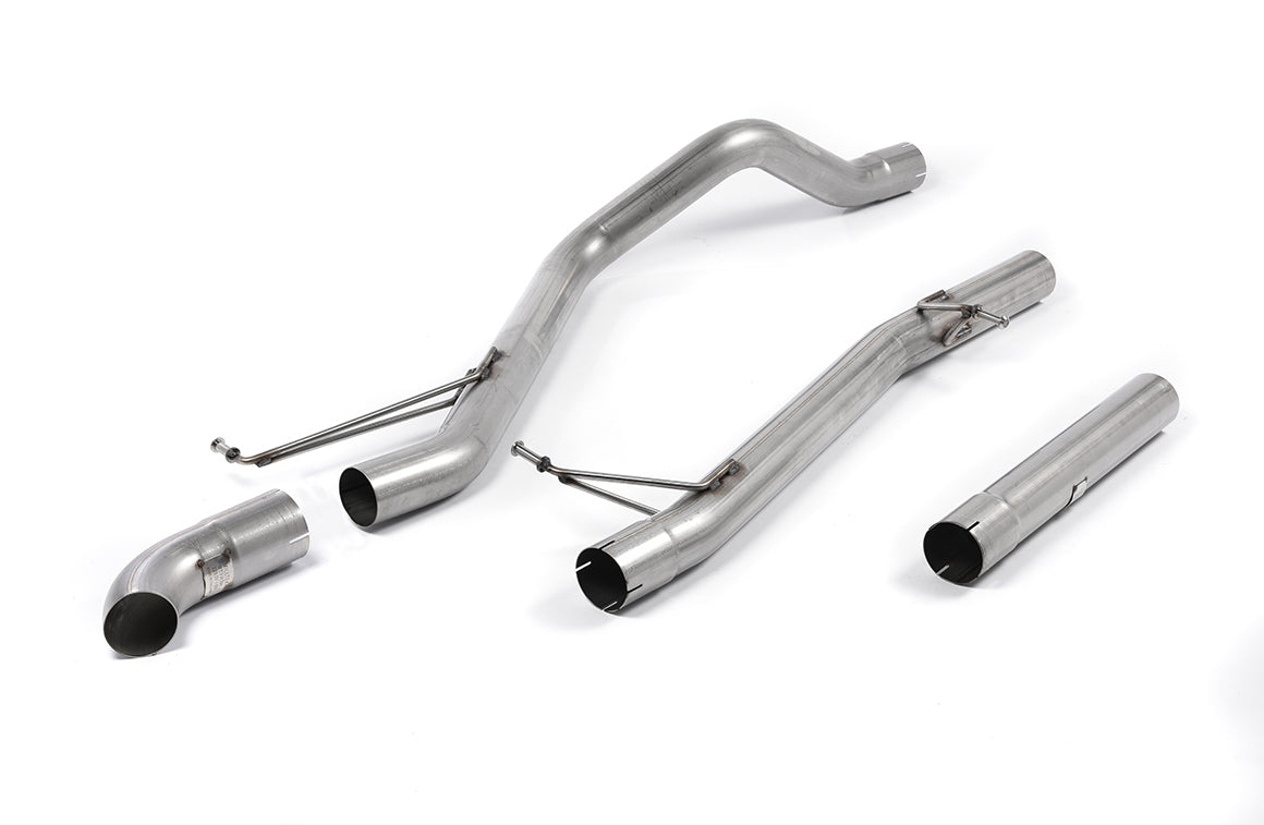 VW T5/T6 LWB - Non-Resonated (Louder) DPF-Back Exhaust System with Discrete Outlet