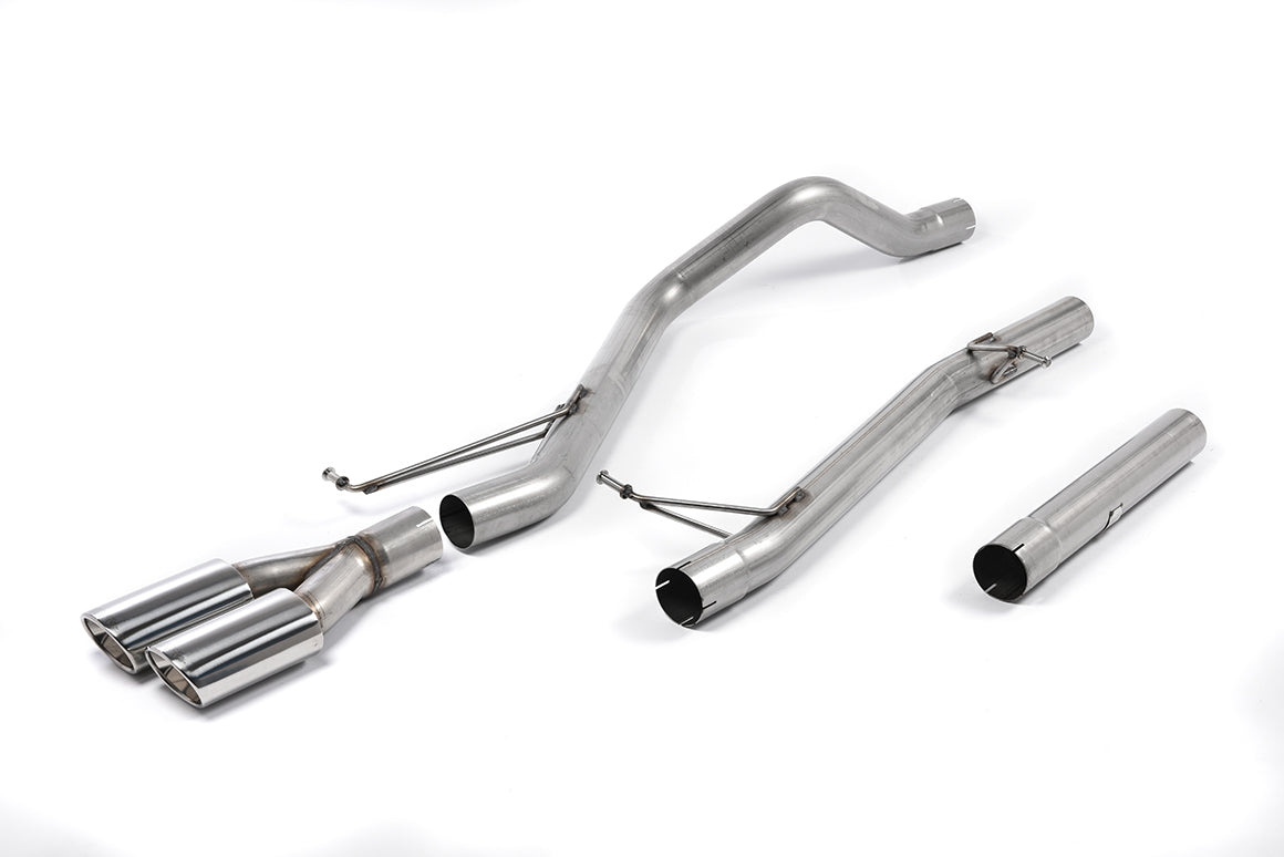 Milltek Exhaust Volkswagen TRANSPORTER CARAVELLE T5 LWB 2.0-LITRE (140PS) 2WD AND 4MOTION Cat-back Exhaust SSXVW210 - TMC Motorsport