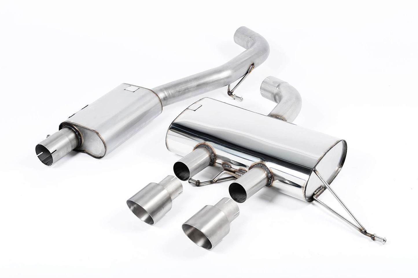 VW Golf R Mk6 - Resonated (Quieter) Cat-Back Race Exhaust System