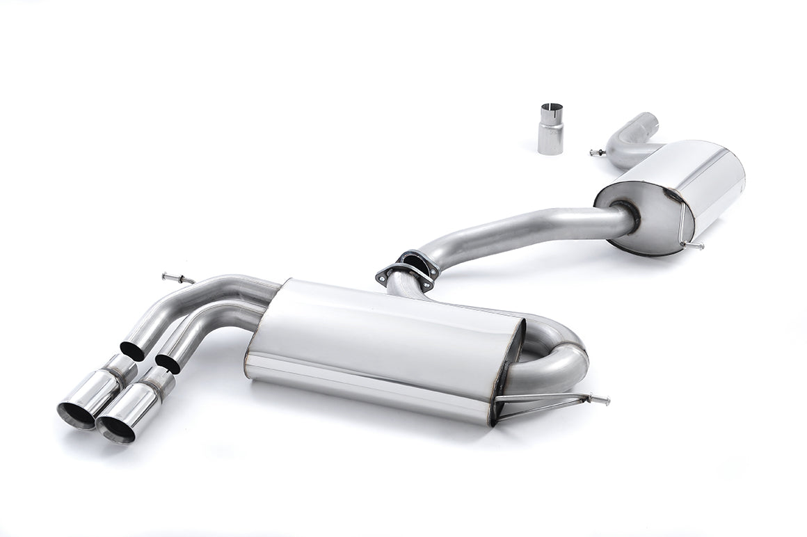 VW Golf Mk5 GTi 2.0T - Resonated (Quieter) Cat-Back Race Exhaust System with Polished Tips