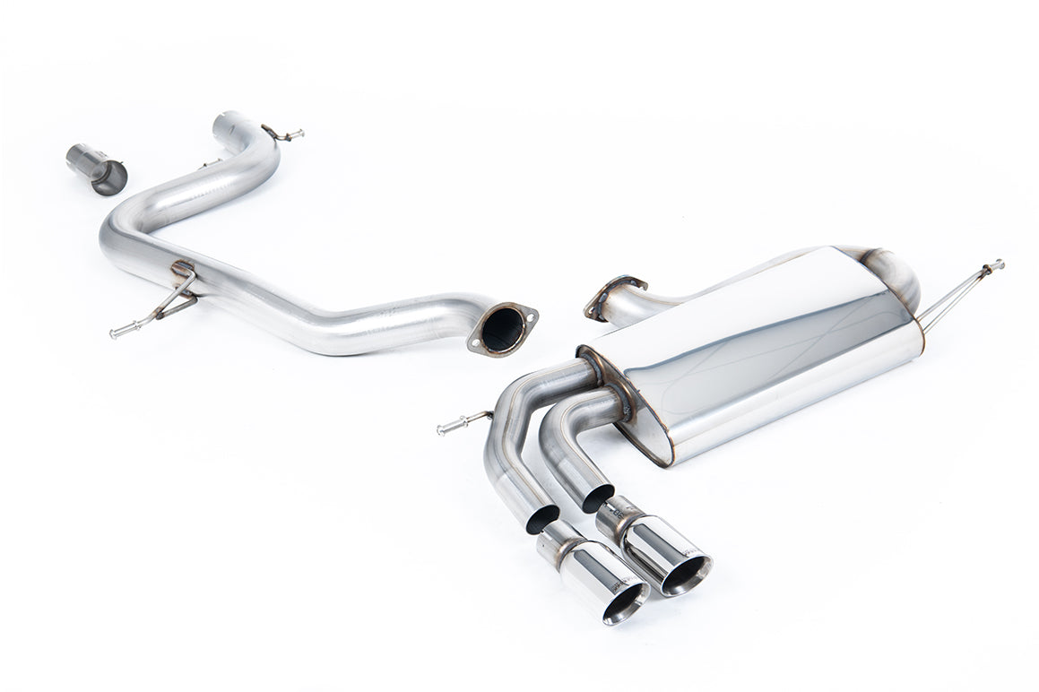 VW Golf Mk5 GTi 2.0T - Non-Resonated (Louder) Cat-Back Race Exhaust System with Twin Polished Tips