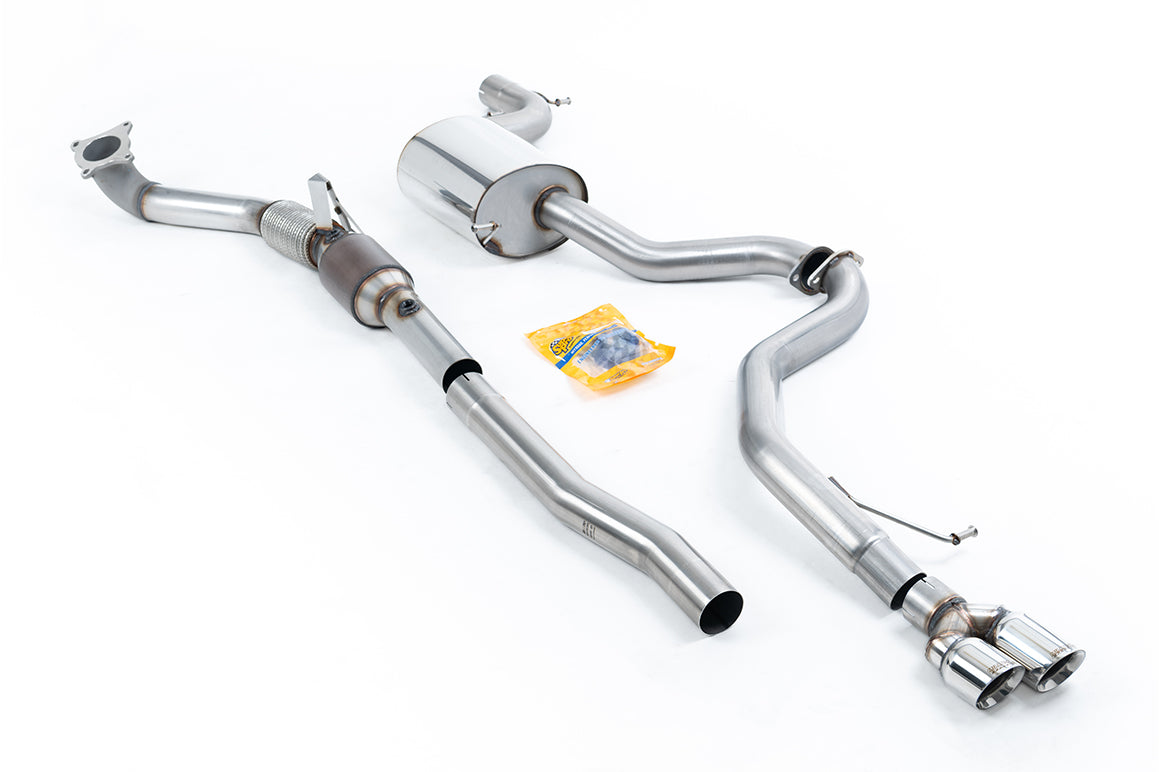 Milltek Exhaust Volkswagen JETTA MK6 GLI 2.0 TSI Turbo-back Exhaust including Hi-Flow Sports Cat SSXVW290 - TMC Motorsport