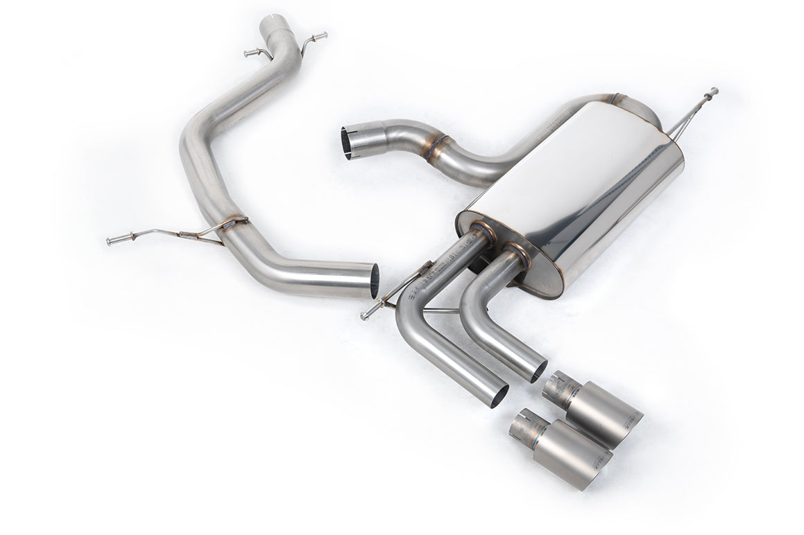 VW Golf Mk5 GTi Edition 30 2.0T - Non-Resonated (Louder) Cat-Back Exhaust System with Titanium Tips