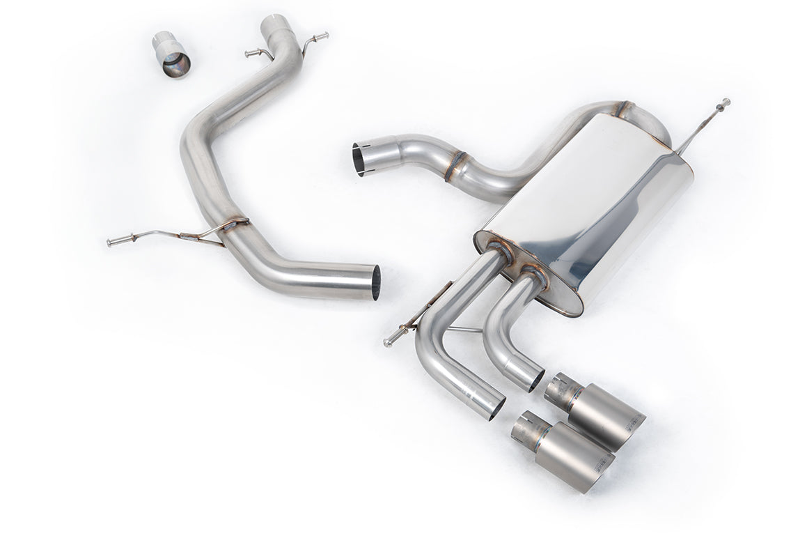 VW Golf Mk6 GT 1.4 TSI 160PS - Non-Resonated (Louder) Cat-Back Exhaust System with Titanium Tips