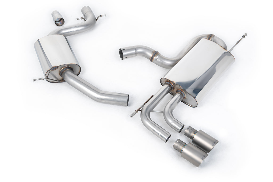 VW Golf Mk6 GT 1.4 TSI 160PS - Resonated (Quieter) Cat-Back Exhaust System with Titanium Tips