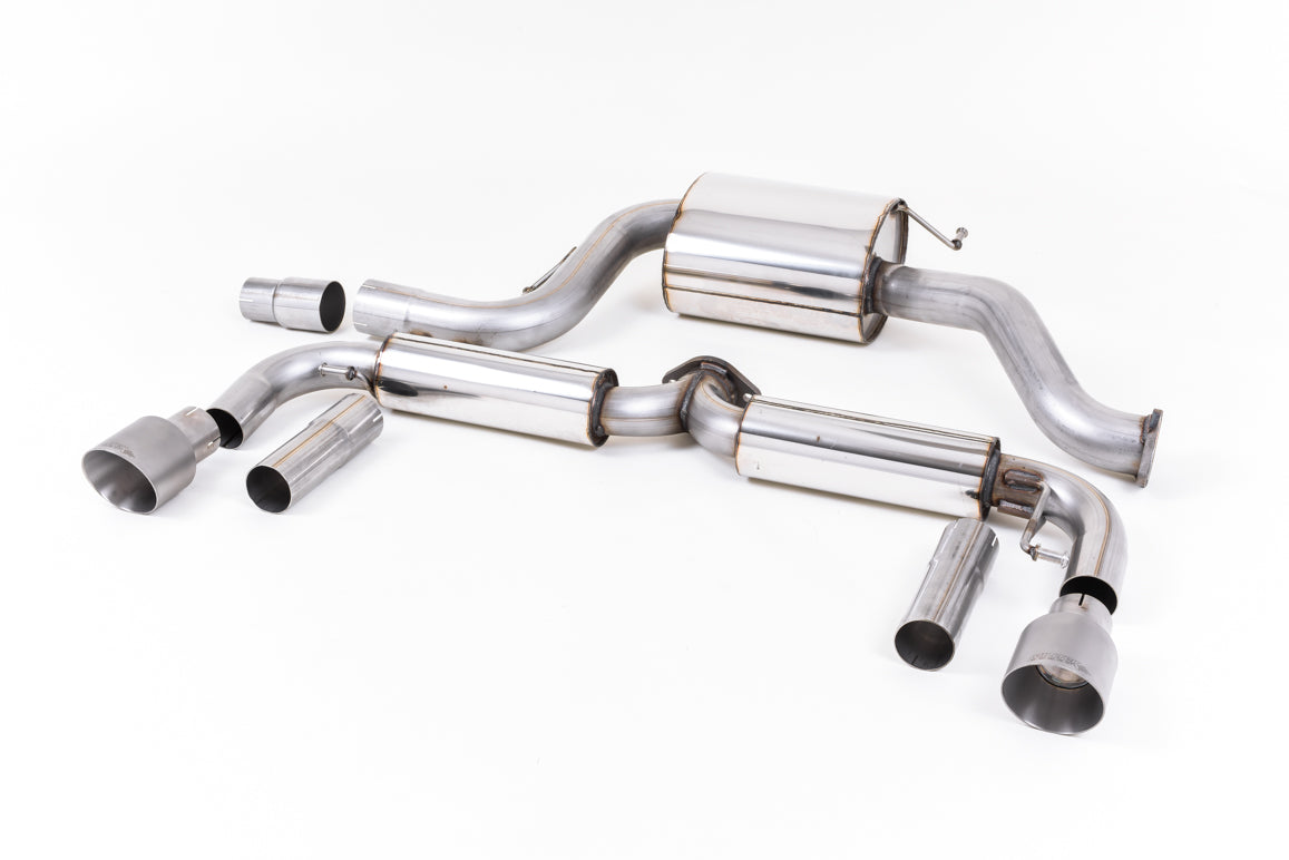 VW Beetle 2.0 TSI (A5 Chassis) - Resonated (Quieter) Cat-Back Exhaust System with Titanium Tips