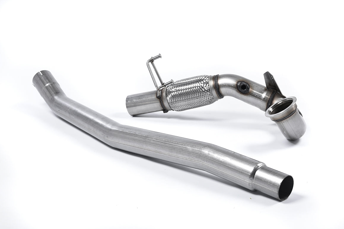 Milltek Exhaust Audi S3 2.0 TFSI QUATTRO SPORTBACK 8V Large-bore Downpipe and De-cat SSXVW348 - TMC Motorsport