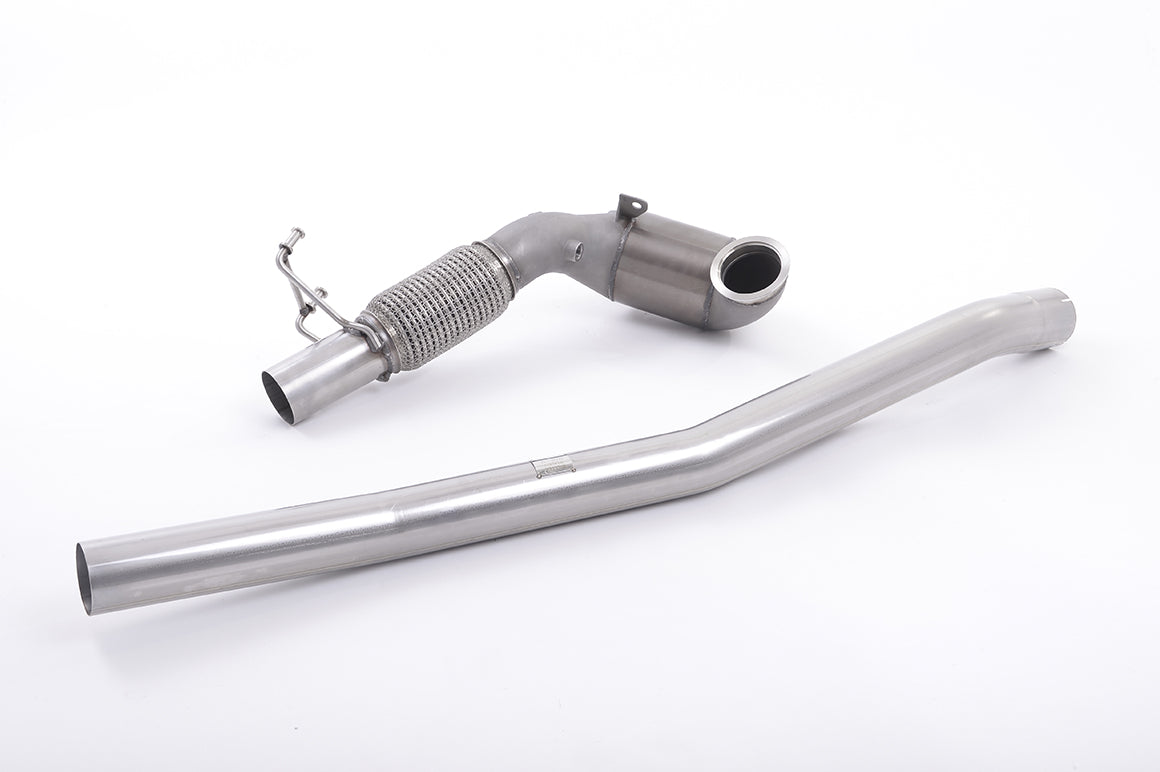 Stainless Steel Cast Downpipe with Race Cat - For Milltek Cat-Back (Audi/Seat/VW)