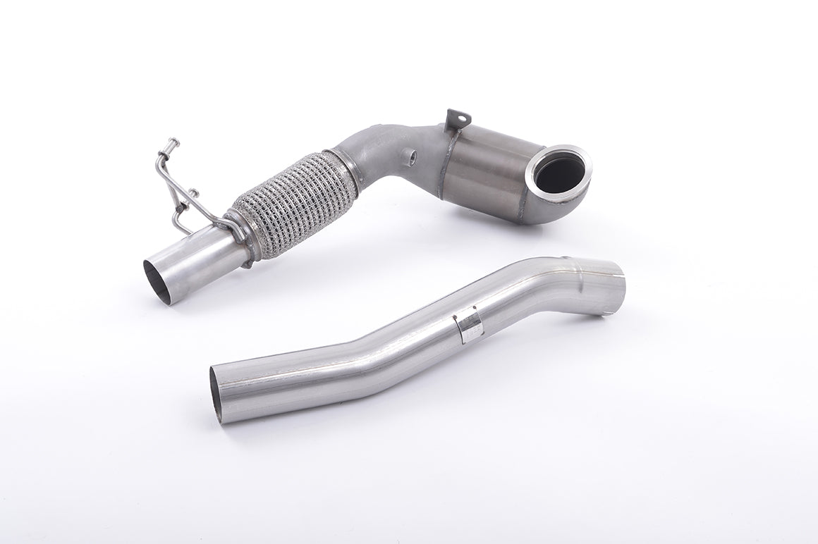 Stainless Steel Cast Downpipe with Race Cat (For Milltek Cat-Back) (Seat/VW)