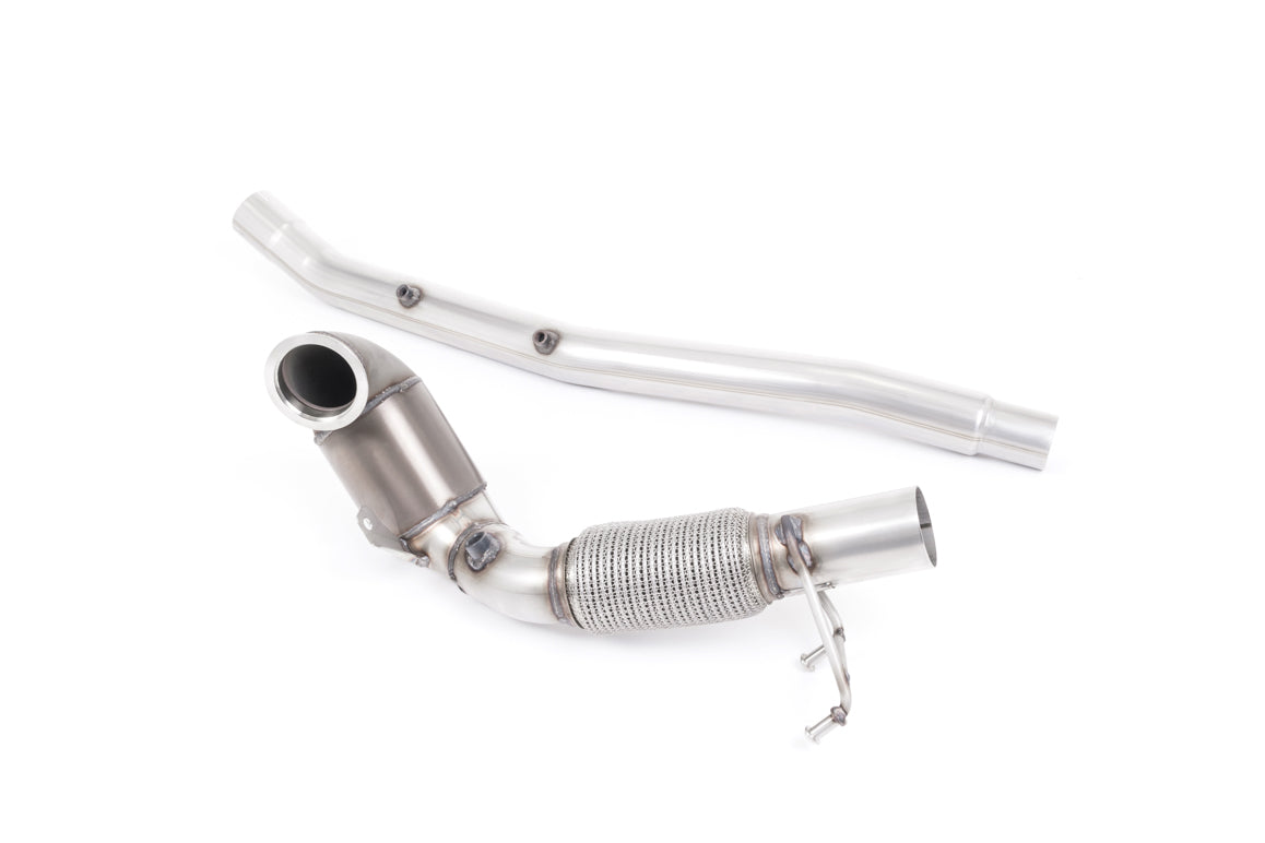 Large Bore Downpipe with Race Hi-Flow Sports Catalyst - For OE Cat-Back (Audi/Seat/VW)