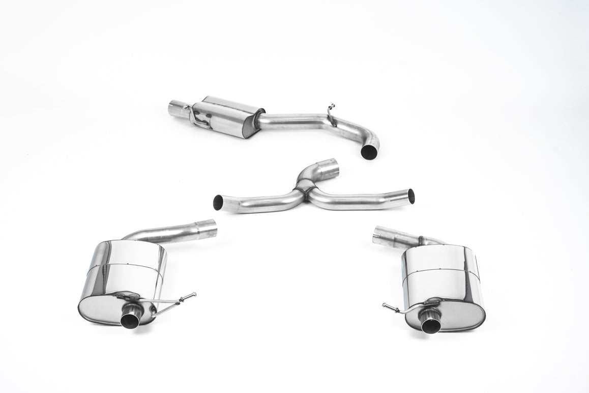 VW Golf R Mk7.5 Estate - Cat-Back Exhaust System with Polished Quad Oval Tips