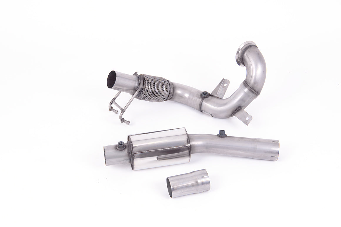 VW Polo GTI 2.0 TSI (AW - 5 Door/Pre Facelift/GPF Models) - Resonated (Quieter) Downpipe & De-Cat - For Milltek Cat-Back