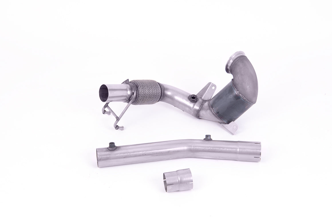 VW Polo GTI 2.0 TSI (AW - 5 Door/Pre Facelift/GPF Models) - Non-Resonated (Louder) Downpipe with Hi-Flow Sports Cat - For OE Cat-Back