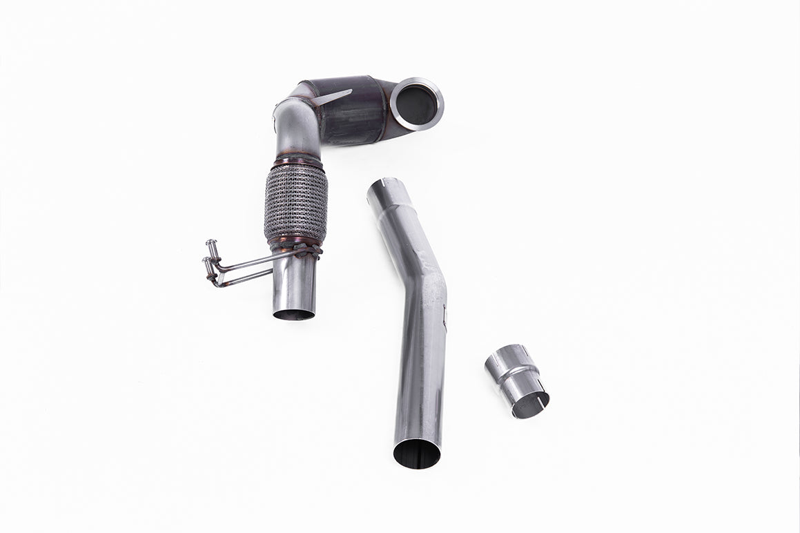 Milltek Exhaust Volkswagen Polo GTI 2.0 TSI (AW 5 Door) Non GPF/OPF Models Only Cast Downpipe with Race Cat SSXVW572 - TMC Motorsport