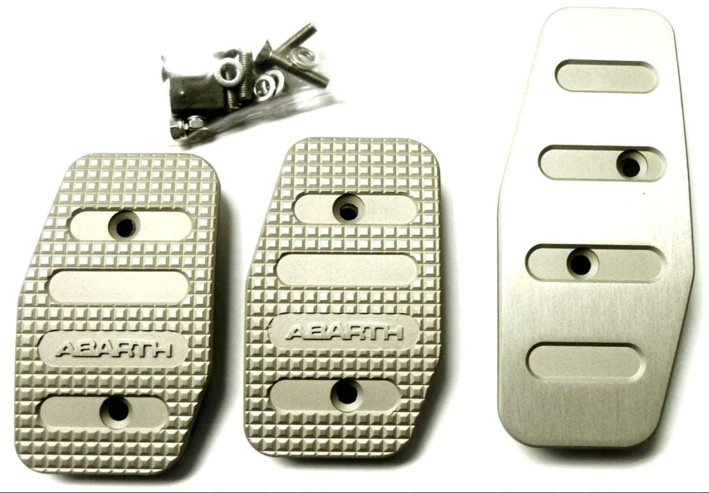 Genuine Abarth Alloy Pedals - 500 Abarth - Right Hand Drive Manual - Unboxed - TMC Motorsport