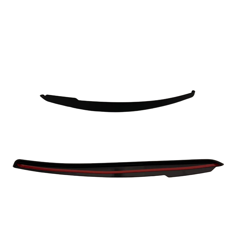 Abarth 500 / 595 / 695 Gloss Black Rear Wheel Arch Splashguard Covers
