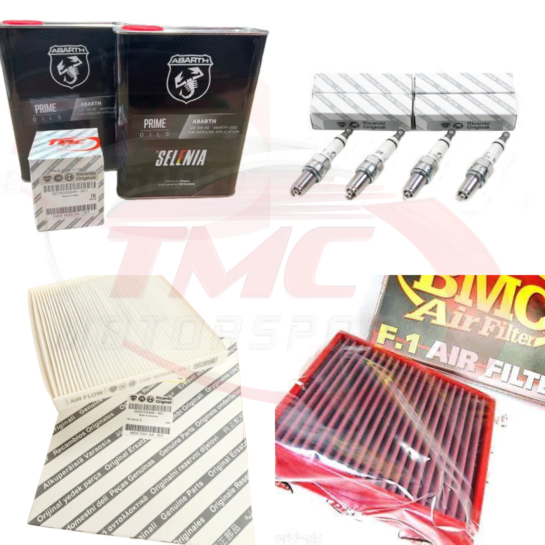 Genuine Abarth Punto Evo 1.4 Multiair Turbo Service Kit SALE UK MAINLAND SHIPPING INCLUDED - TMC Motorsport