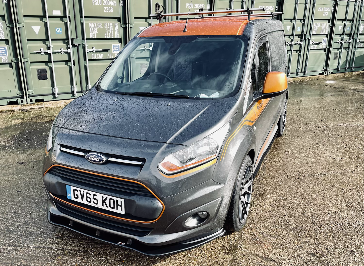 Ford Transit Connect MK2 Pre Facelift Long Wheelbase - Front Splitter - TMC Motorsport