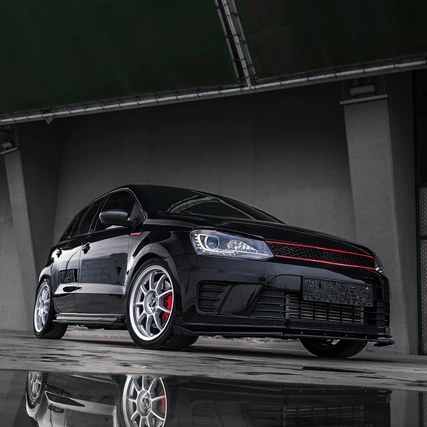 Volkswagen Polo Gti Mk5 2009-2014 Side Skirts in Gloss Black