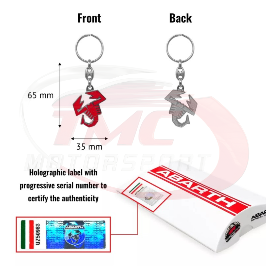 Abarth Scorpio Metal Keyring - Abarth Tuning
