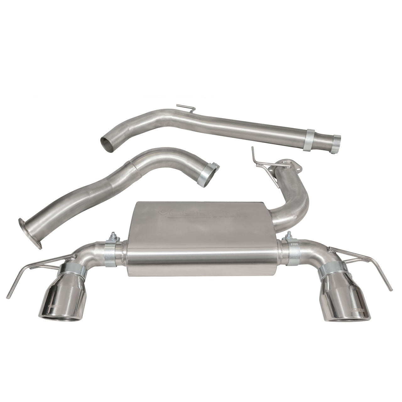 Cobra Sport Vauxhall Corsa E VXR (15-18) Centre and Rear Performance Exhaust - TMC Motorsport