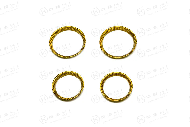 Alfa Romeo Giulia Air Vents Circles Cover - Carbon Fibre - TMC Motorsport