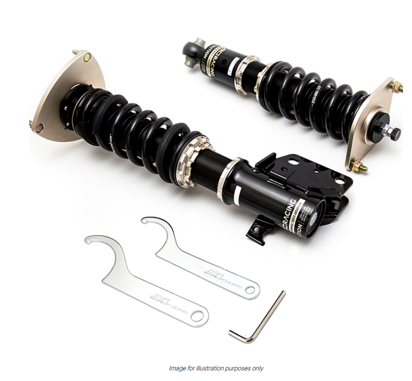Fiat 500 Abarth USA Model BC Racing BR RN Series Coilovers - TMC Motorsport