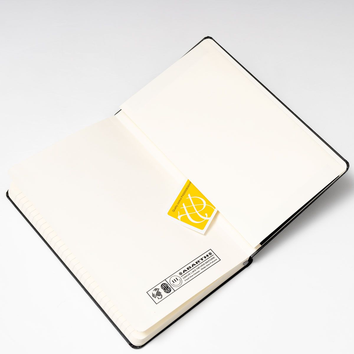 Genuine Abarth MoleSkine By Abarth Black Hardcover Large Classic Notebook - TMC Motorsport