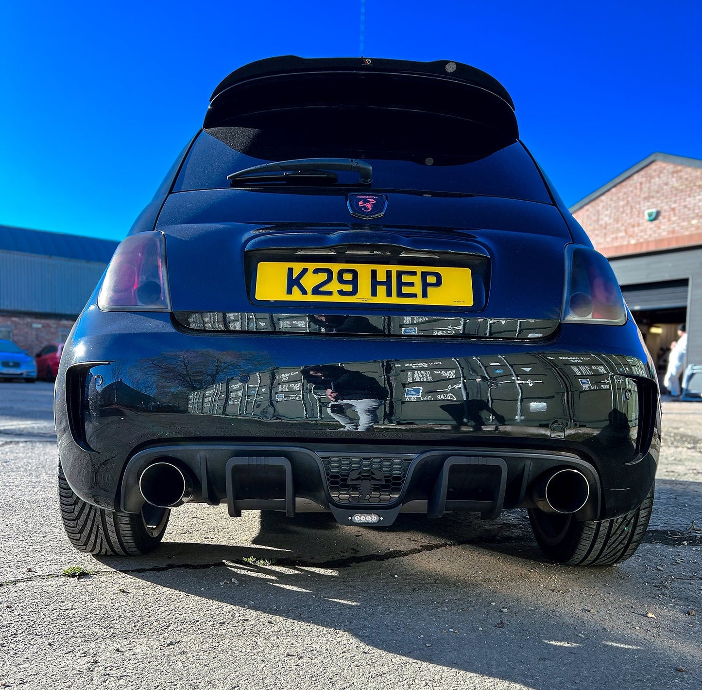 Fiat Abarth 500 Series 3 - Rear Vent Extensions - TMC Motorsport