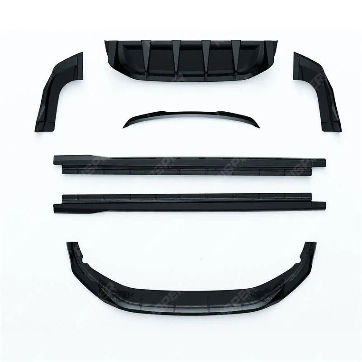 Aero Body Kit In Gloss Black For VW Tayron R-Line 2025 On