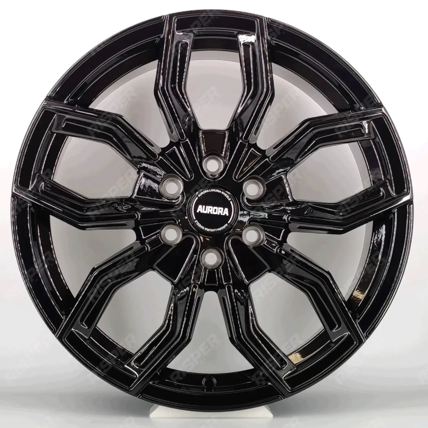 AR723/Aurora 20" 6X120 Gloss Black ET50 CB74.6