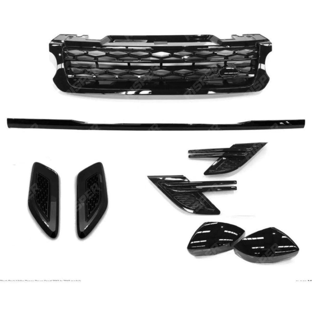 Black Edition Trim Set For Range Rover Sport 2018 On - L494