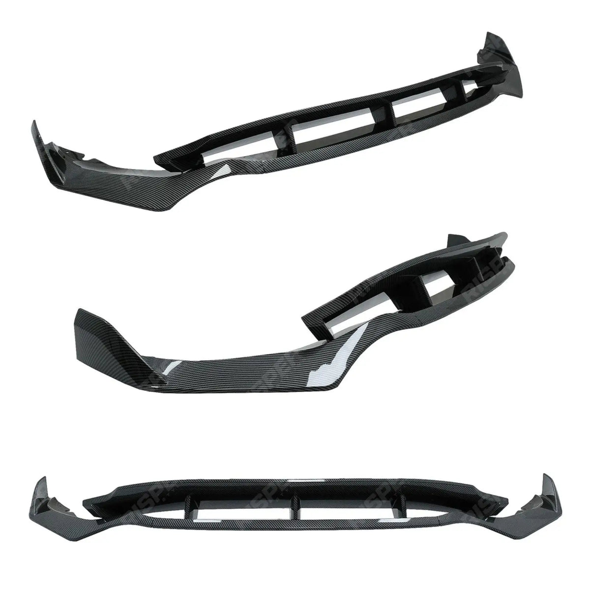 Black Knight Front Splitter in Carbon Look For BMW X5 G05 M Sport 2018-2022