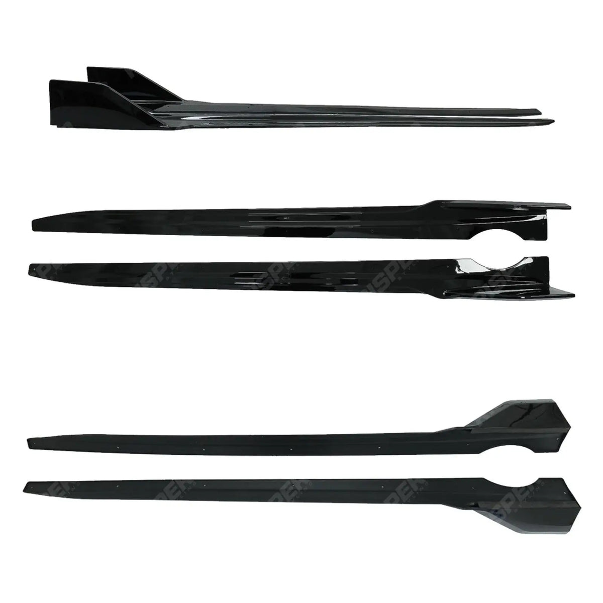 Black Knight Side Skirt Splitters in Gloss Black For BMW X5 G05 M Sport 2018+
