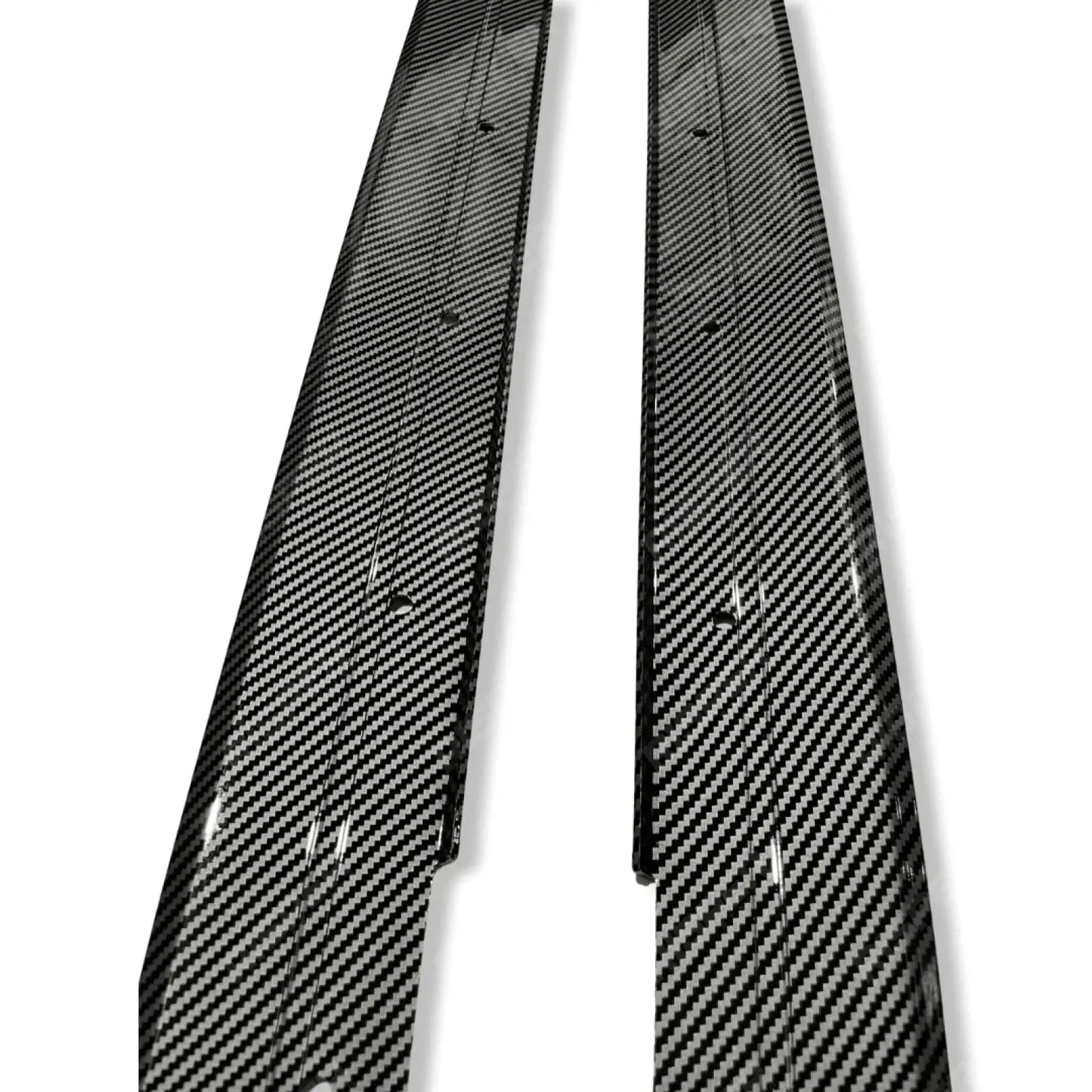 BMW 3 Series F30 F35 M Sport Side Skirt Splitters - Carbon Style